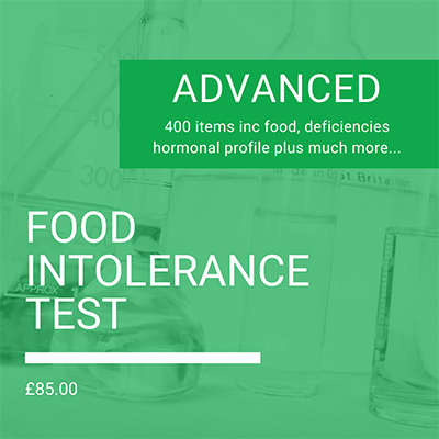 Advanced Food Intolerance Test by Nutrition To Go, Food sensitivity