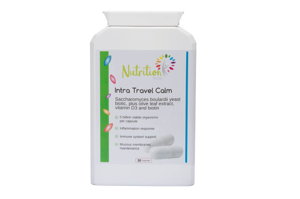 Intra Travel Calm probiotics for travellers